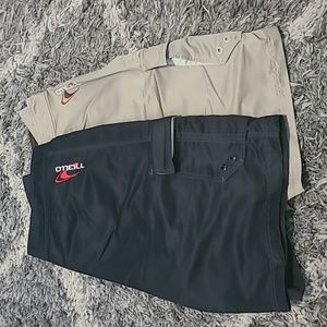 O'Neill Black and Tan Men's Swim Trunks